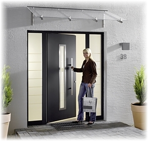 Entrance Doors with Side Lights Hormann Thermopro and TOP